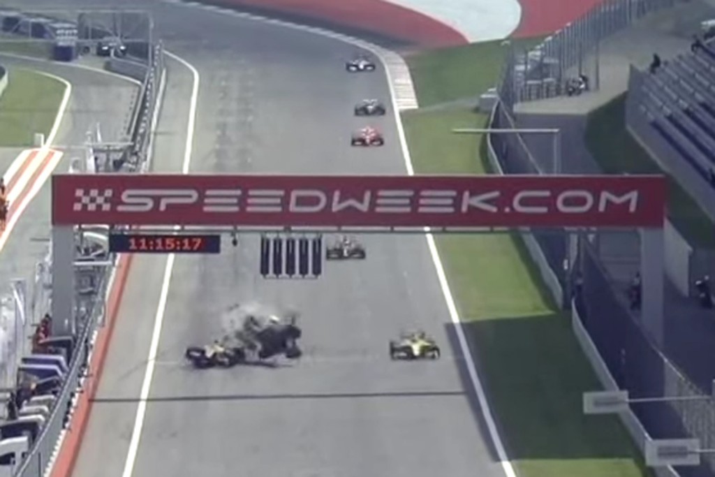 WSR: Brutal accidente de Roberto Merhi en las World Series