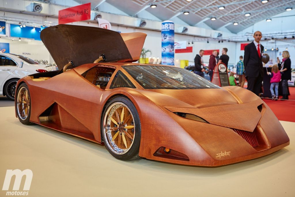 Un carro de lujo y superdeportivo fabricado en madera Forestal Maderero