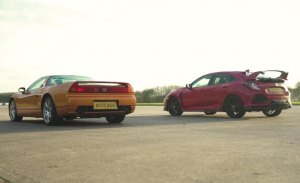 Honda Civic Type R 2017 vs Honda NSX 2005: ¿cuál es más rápido?