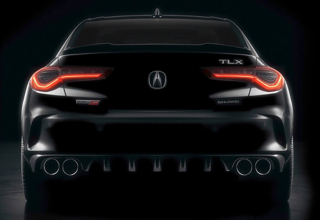 acura nos muestra la primera imagen del tlx type s 2021