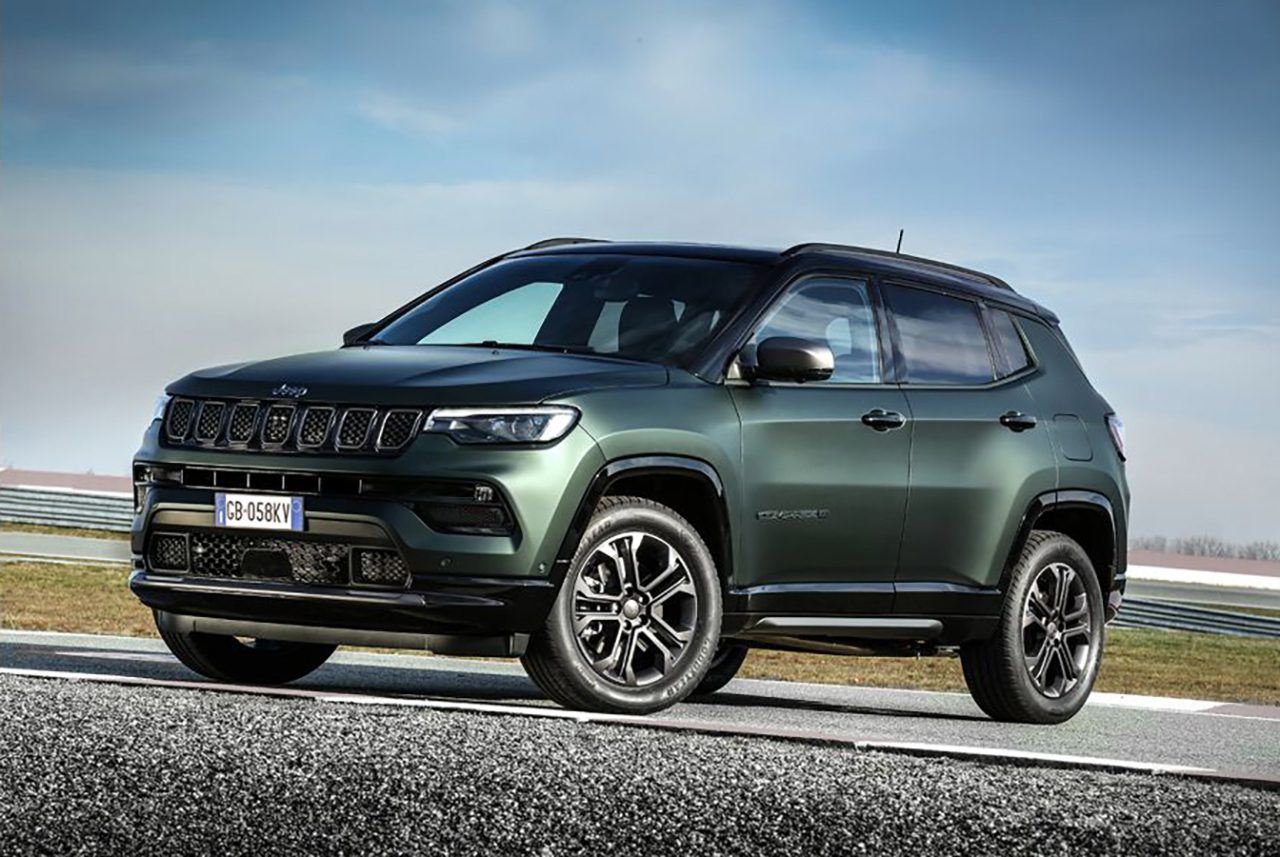 El Jeep Compass 2022 debutará en primavera con la edición especial 80th