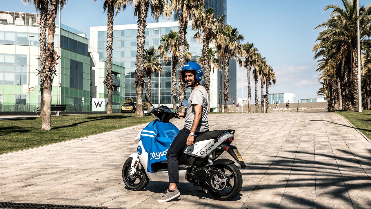 Cityscoot Electric Scooters Are Integrated With The Uber App In 