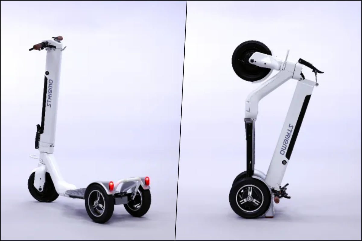 As es el patinete el ctrico de tres ruedas de Honda que se